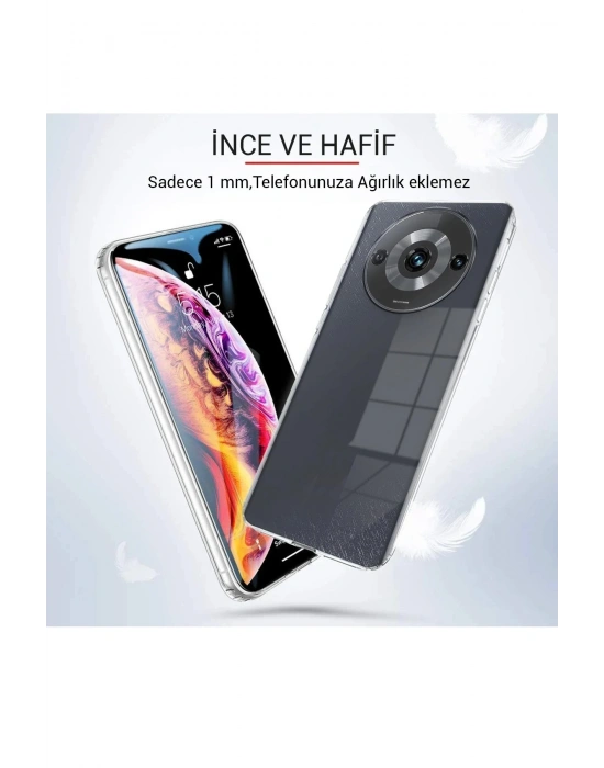 Newface Xiaomi Redmi A3 4G Kılıf Lüx Şeffaf Silikon