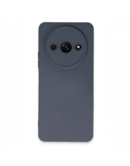 Newface Xiaomi Redmi A3 4G Kılıf Nano içi Kadife Silikon - Gri