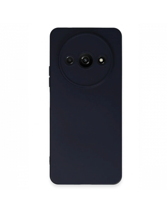 Newface Xiaomi Redmi A3 4G Kılıf Nano içi Kadife Silikon - Lacivert