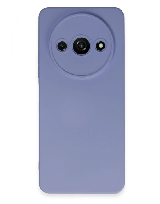 Newface Xiaomi Redmi A3 4G Kılıf Nano içi Kadife Silikon - Lila