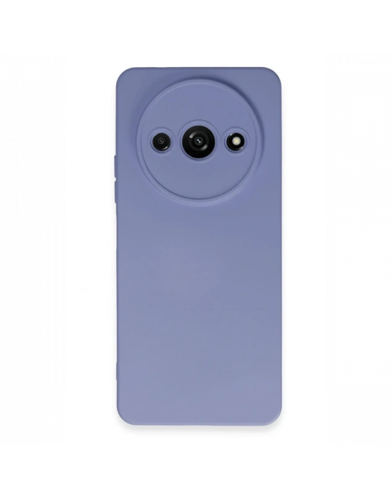 Newface Xiaomi Redmi A3 4G Kılıf Nano içi Kadife Silikon - Lila