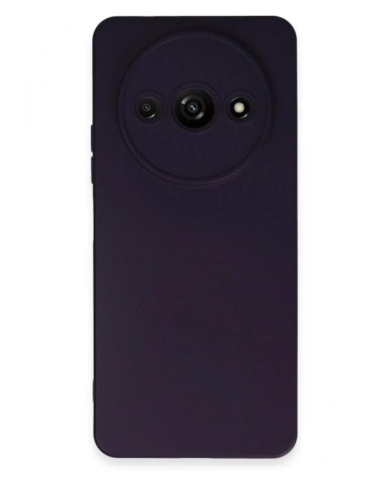 Newface Xiaomi Redmi A3 4G Kılıf Nano içi Kadife Silikon - Mor