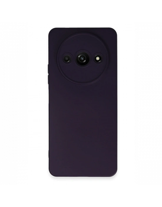 Newface Xiaomi Redmi A3 4G Kılıf Nano içi Kadife Silikon - Mor