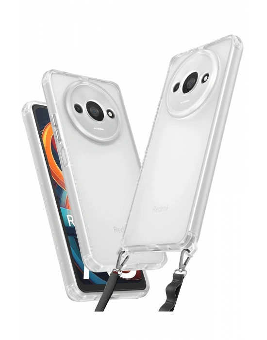 Newface Xiaomi Redmi A3 4G Kılıf Penta Silikon Kılıf - Şeffaf