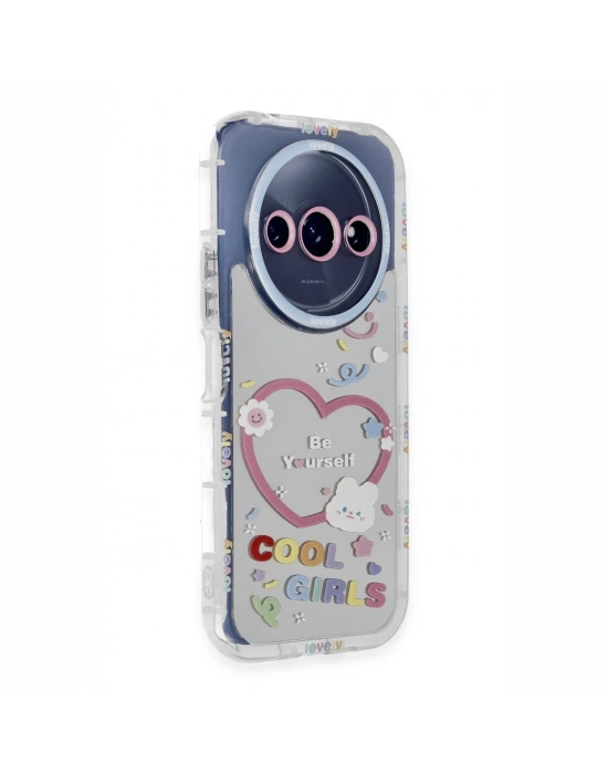 Newface Xiaomi Redmi A3 4G Kılıf Reflexion Desenli Kapak - Desen 1