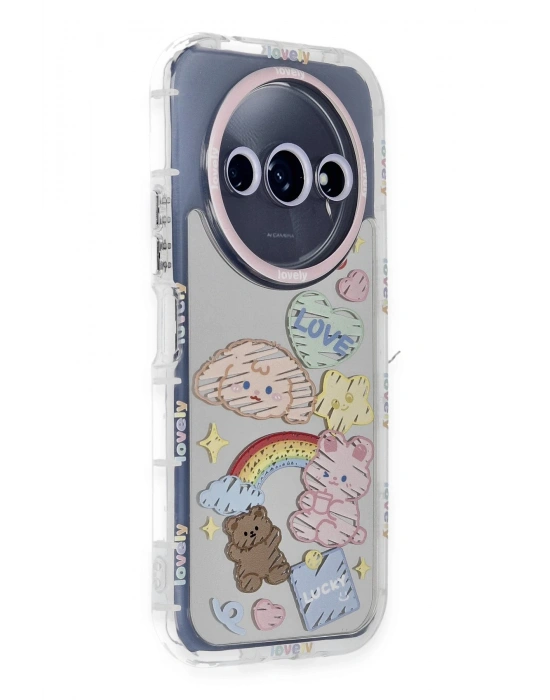 Newface Xiaomi Redmi A3 4G Kılıf Reflexion Desenli Kapak - Desen 4