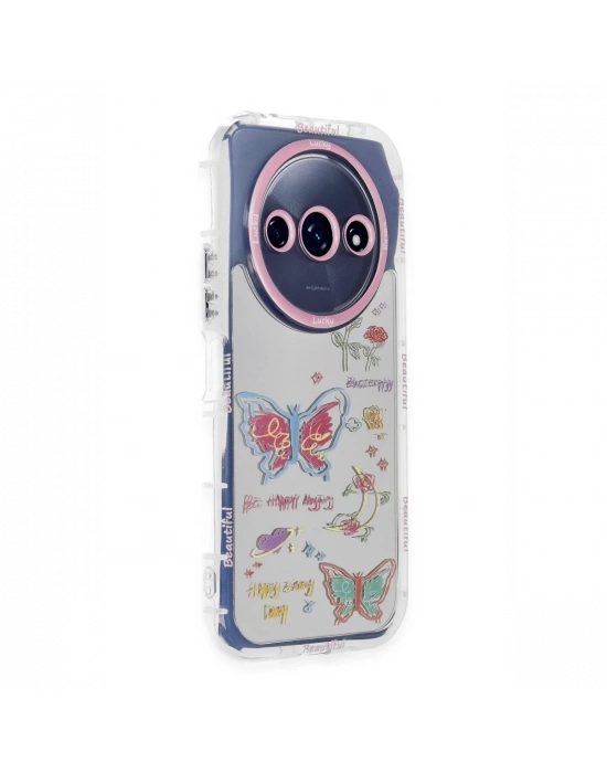 Newface Xiaomi Redmi A3 4G Kılıf Reflexion Desenli Kapak - Desen 8