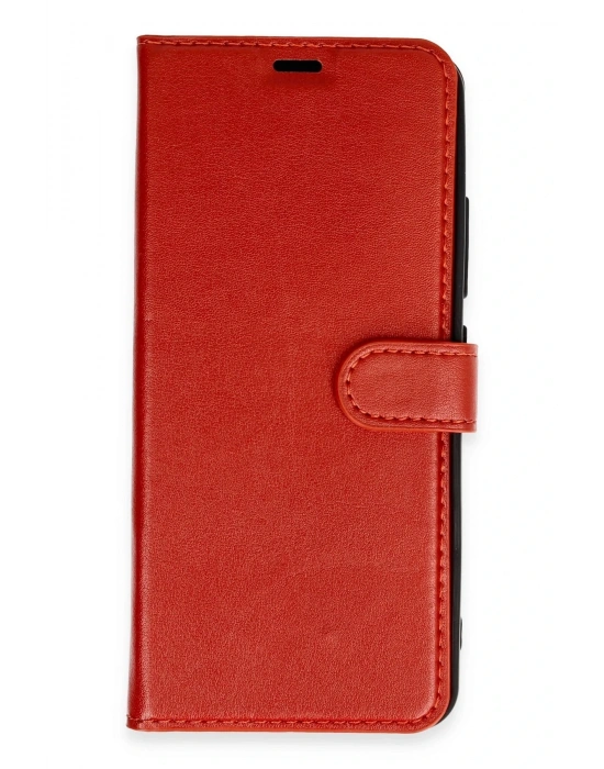 Newface Xiaomi Redmi A3 4G Kılıf Trend S Plus Kapaklı Kılıf - Kırmızı