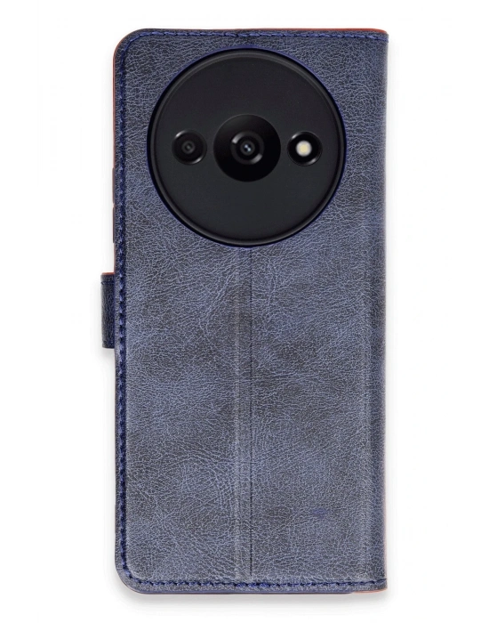 Newface Xiaomi Redmi A3 4G Kılıf Trend S Plus Kapaklı Kılıf - Lacivert