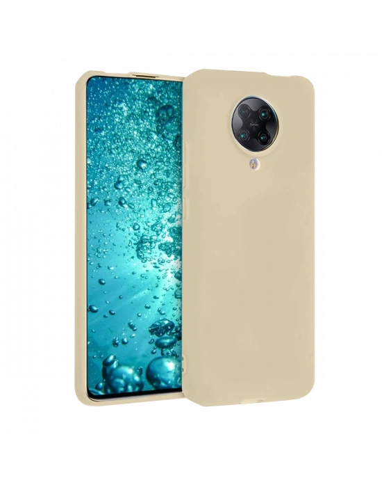 Newface Xiaomi Redmi K30 Pro Kılıf Nano içi Kadife Silikon - Kemik