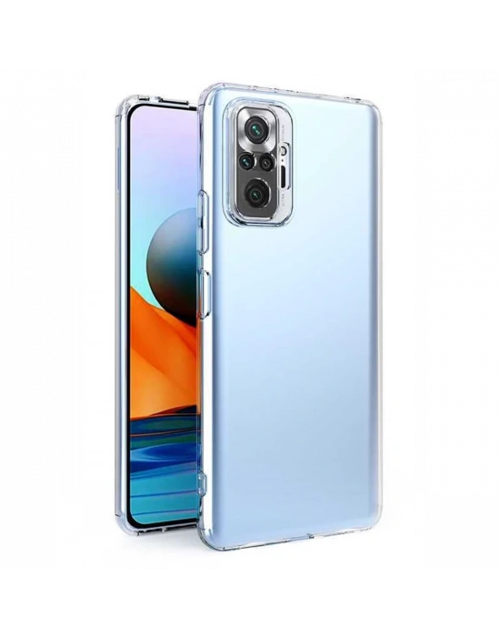 Newface Xiaomi Redmi Note 10 5G Kılıf Lüx Şeffaf Silikon