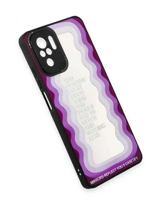 Newface Xiaomi Redmi Note 10 Kılıf Mirror Desenli Kapak - Mirror - 5