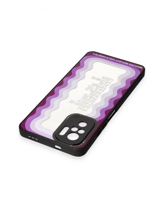 Newface Xiaomi Redmi Note 10 Kılıf Mirror Desenli Kapak - Mirror - 5