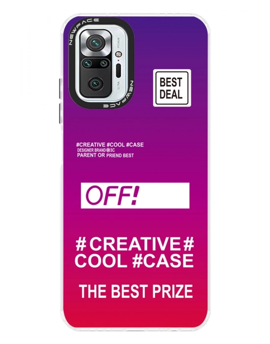 Newface Xiaomi Redmi Note 10 Pro Kılıf Estoril Desenli Kapak - Estoril - 9