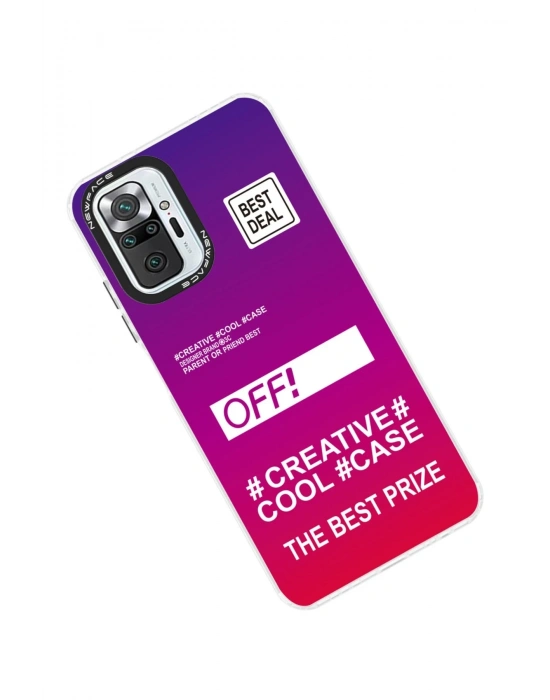 Newface Xiaomi Redmi Note 10 Pro Kılıf Estoril Desenli Kapak - Estoril - 9