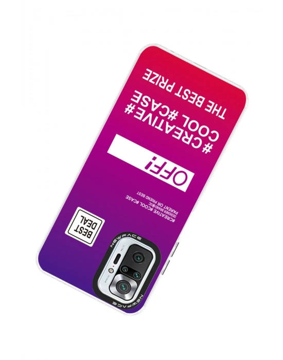 Newface Xiaomi Redmi Note 10 Pro Kılıf Estoril Desenli Kapak - Estoril - 9