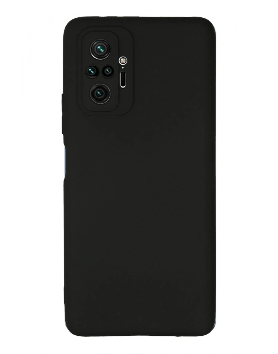 Newface Xiaomi Redmi Note 10 Pro Kılıf First Silikon - Siyah