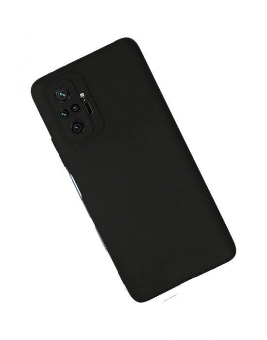 Newface Xiaomi Redmi Note 10 Pro Kılıf First Silikon - Siyah