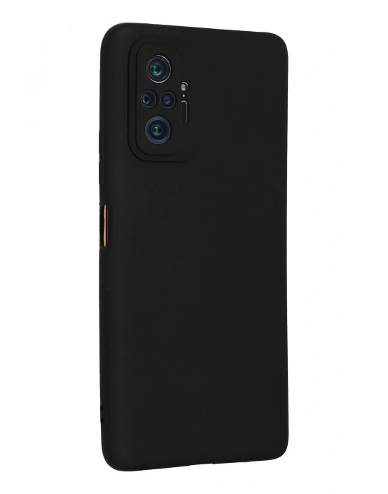 Newface Xiaomi Redmi Note 10 Pro Kılıf First Silikon - Siyah