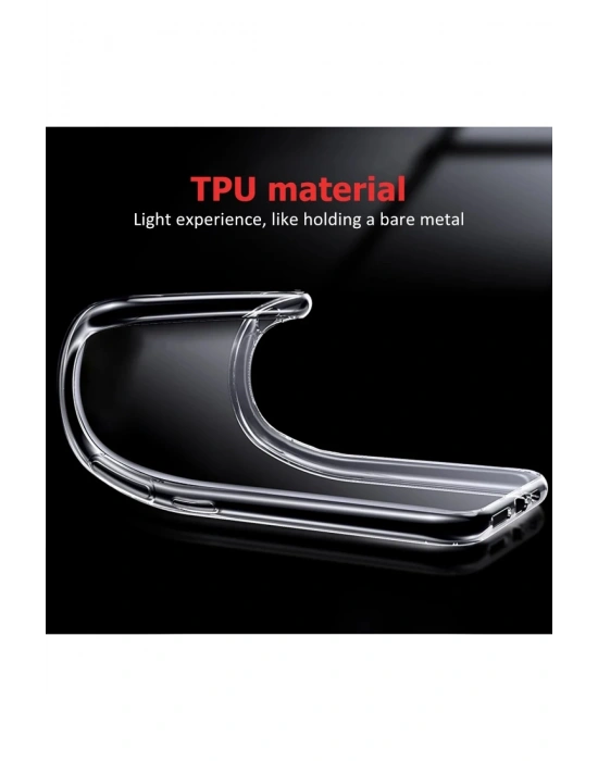 Newface Xiaomi Redmi Note 10 Pro Kılıf Lüx Şeffaf Silikon