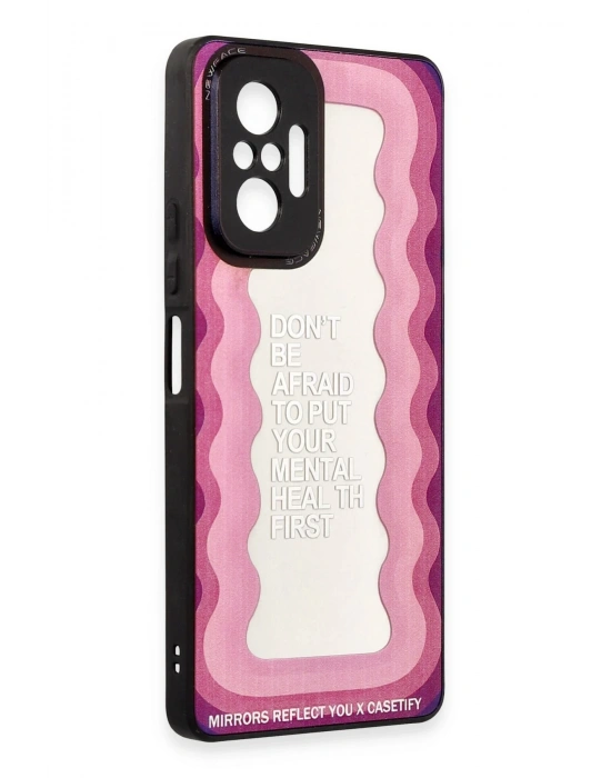 Newface Xiaomi Redmi Note 10 Pro Kılıf Mirror Desenli Kapak - Mirror - 11