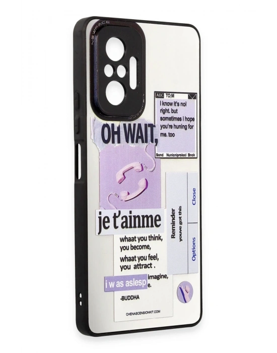 Newface Xiaomi Redmi Note 10 Pro Kılıf Mirror Desenli Kapak - Mirror - 4