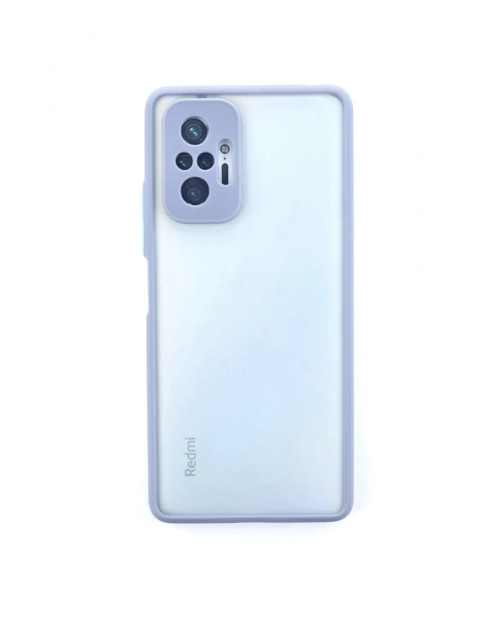 Newface Xiaomi Redmi Note 10 Pro Kılıf Montreal Silikon Kapak - Gri