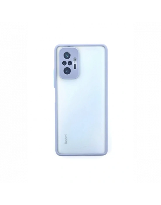 Newface Xiaomi Redmi Note 10 Pro Kılıf Montreal Silikon Kapak - Gri