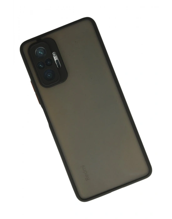 Newface Xiaomi Redmi Note 10 Pro Kılıf Montreal Silikon Kapak - Siyah