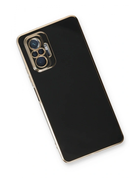 Newface Xiaomi Redmi Note 10 Pro Kılıf Volet Silikon - Siyah