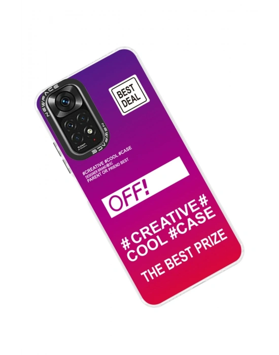 Newface Xiaomi Redmi Note 11 Kılıf Estoril Desenli Kapak - Estoril - 9