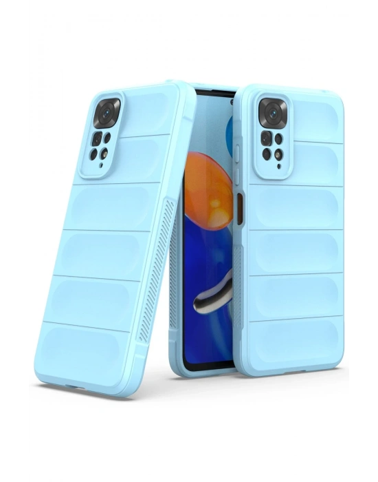 Newface Xiaomi Redmi Note 11 Kılıf Optimum Silikon - Sky Blue