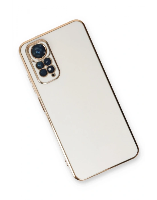 Newface Xiaomi Redmi Note 11 Kılıf Volet Silikon - Beyaz