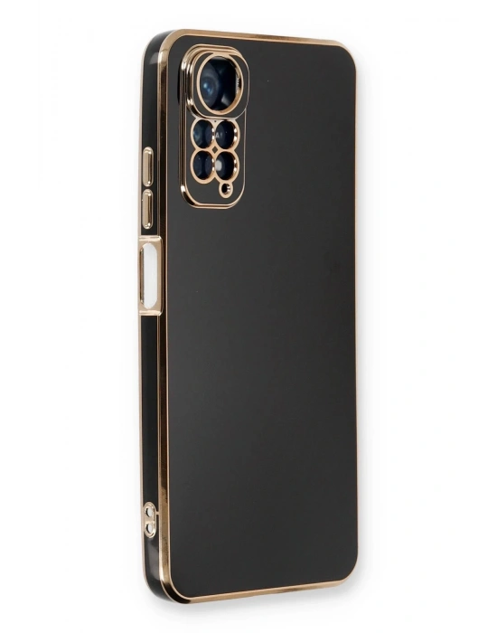 Newface Xiaomi Redmi Note 11 Kılıf Volet Silikon - Siyah