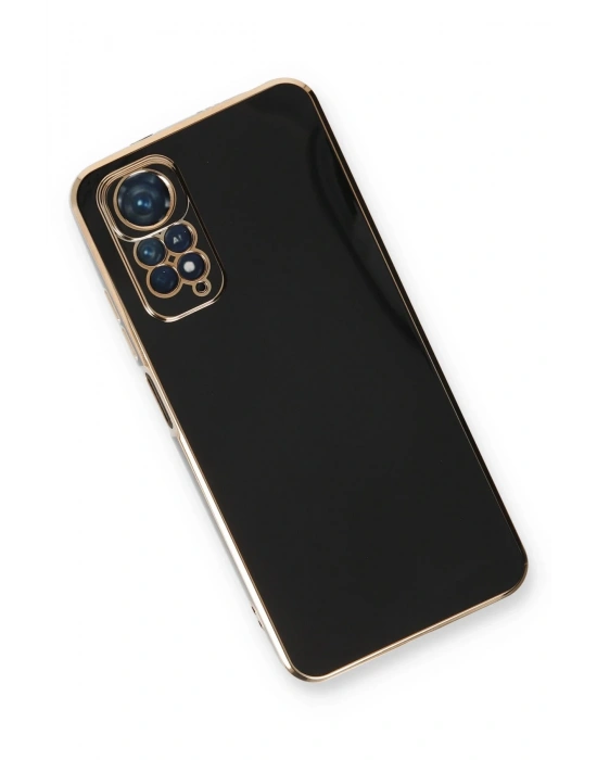 Newface Xiaomi Redmi Note 11 Kılıf Volet Silikon - Siyah