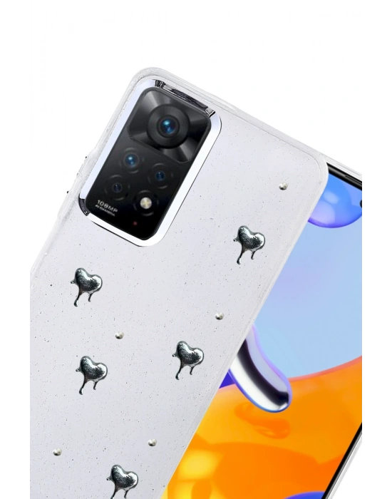 Newface Xiaomi Redmi Note 11 Pro Fiyonk Desenli Kapak - Desen 1