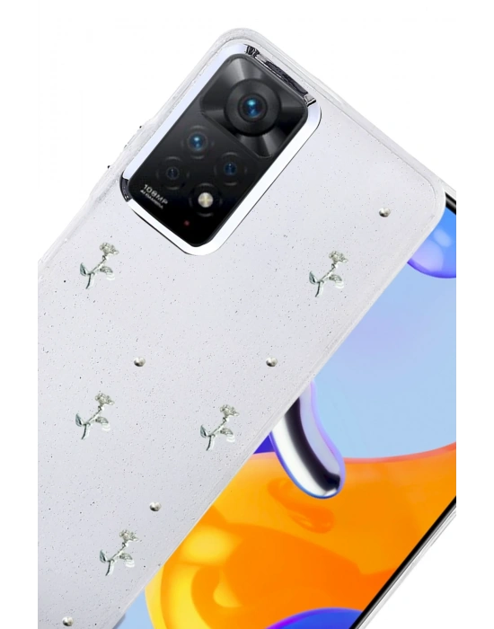 Newface Xiaomi Redmi Note 11 Pro Fiyonk Desenli Kapak - Desen 4