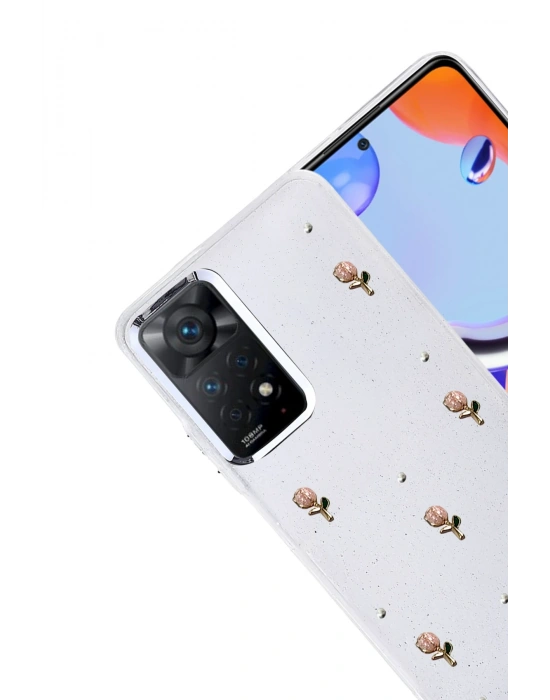 Newface Xiaomi Redmi Note 11 Pro Fiyonk Desenli Kapak - Desen 6