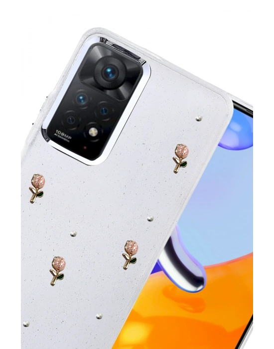 Newface Xiaomi Redmi Note 11 Pro Fiyonk Desenli Kapak - Desen 6