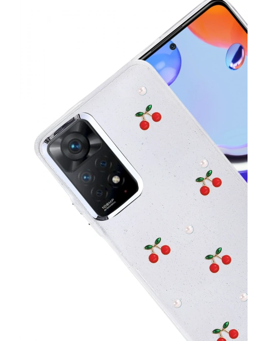 Newface Xiaomi Redmi Note 11 Pro Fiyonk Desenli Kapak - Desen 9