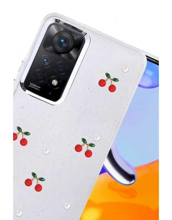 Newface Xiaomi Redmi Note 11 Pro Fiyonk Desenli Kapak - Desen 9