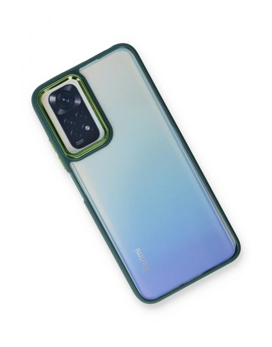 Newface Xiaomi Redmi Note 11 Pro Kılıf Dora Kapak - Haki Yeşil
