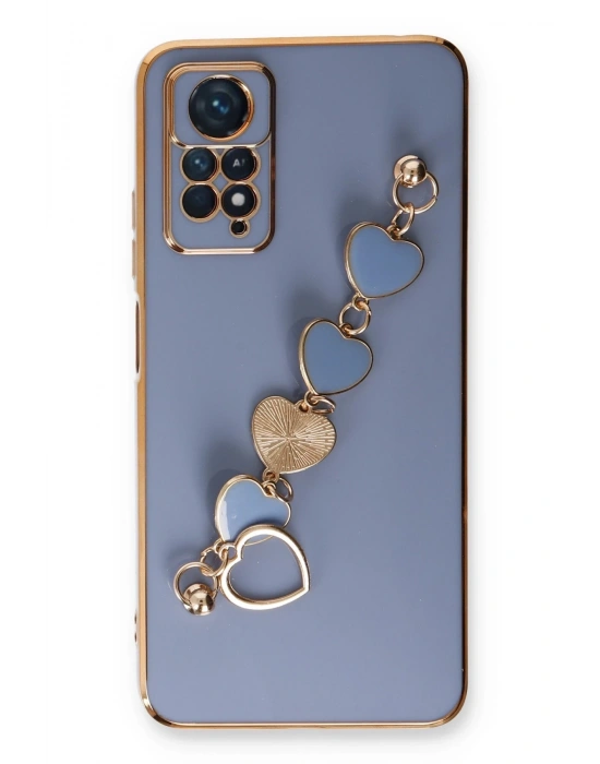 Newface Xiaomi Redmi Note 11 Pro Kılıf Esila Silikon - Gri