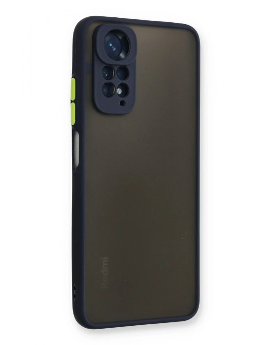 Newface Xiaomi Redmi Note 11 Pro Kılıf Montreal Silikon Kapak - Lacivert