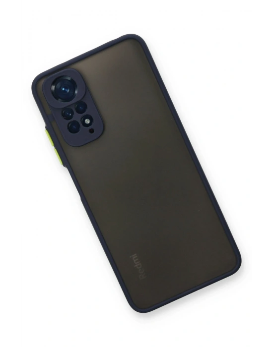 Newface Xiaomi Redmi Note 11 Pro Kılıf Montreal Silikon Kapak - Lacivert
