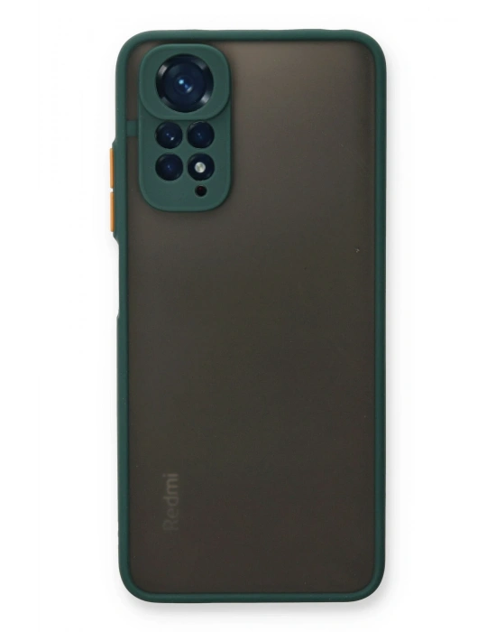 Newface Xiaomi Redmi Note 11 Pro Kılıf Montreal Silikon Kapak - Yeşil