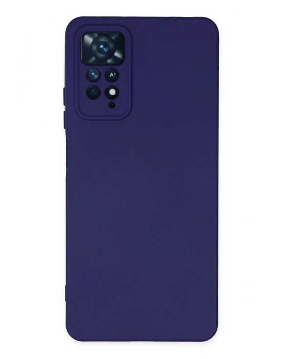 Newface Xiaomi Redmi Note 11 Pro Kılıf Nano içi Kadife Silikon - Mor