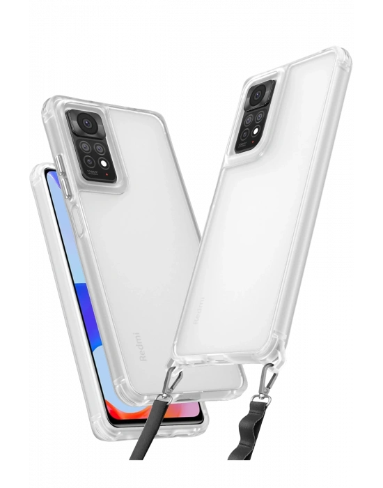 Newface Xiaomi Redmi Note 11 Pro Kılıf Penta Silikon Kılıf - Şeffaf