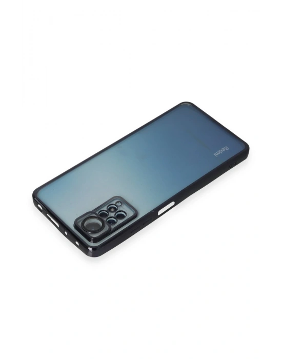 Newface Xiaomi Redmi Note 11 Pro Kılıf Razer Lensli Silikon - Siyah