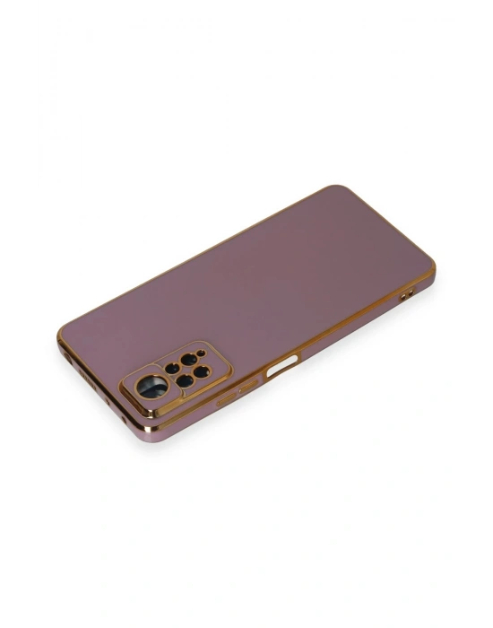 Newface Xiaomi Redmi Note 11 Pro Kılıf Volet Silikon - Mor